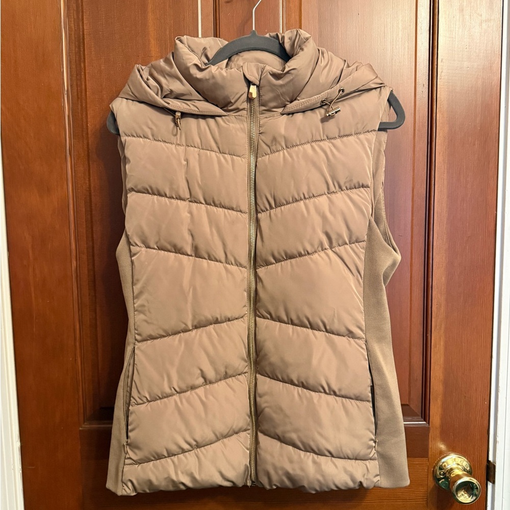 Zara Women's Toasty mocha Puffer Vest